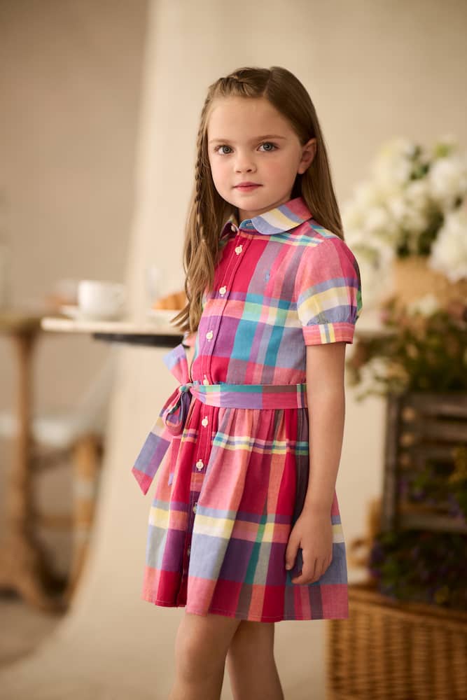 Polo Ralph Lauren Kids Checked cotton shirt dress