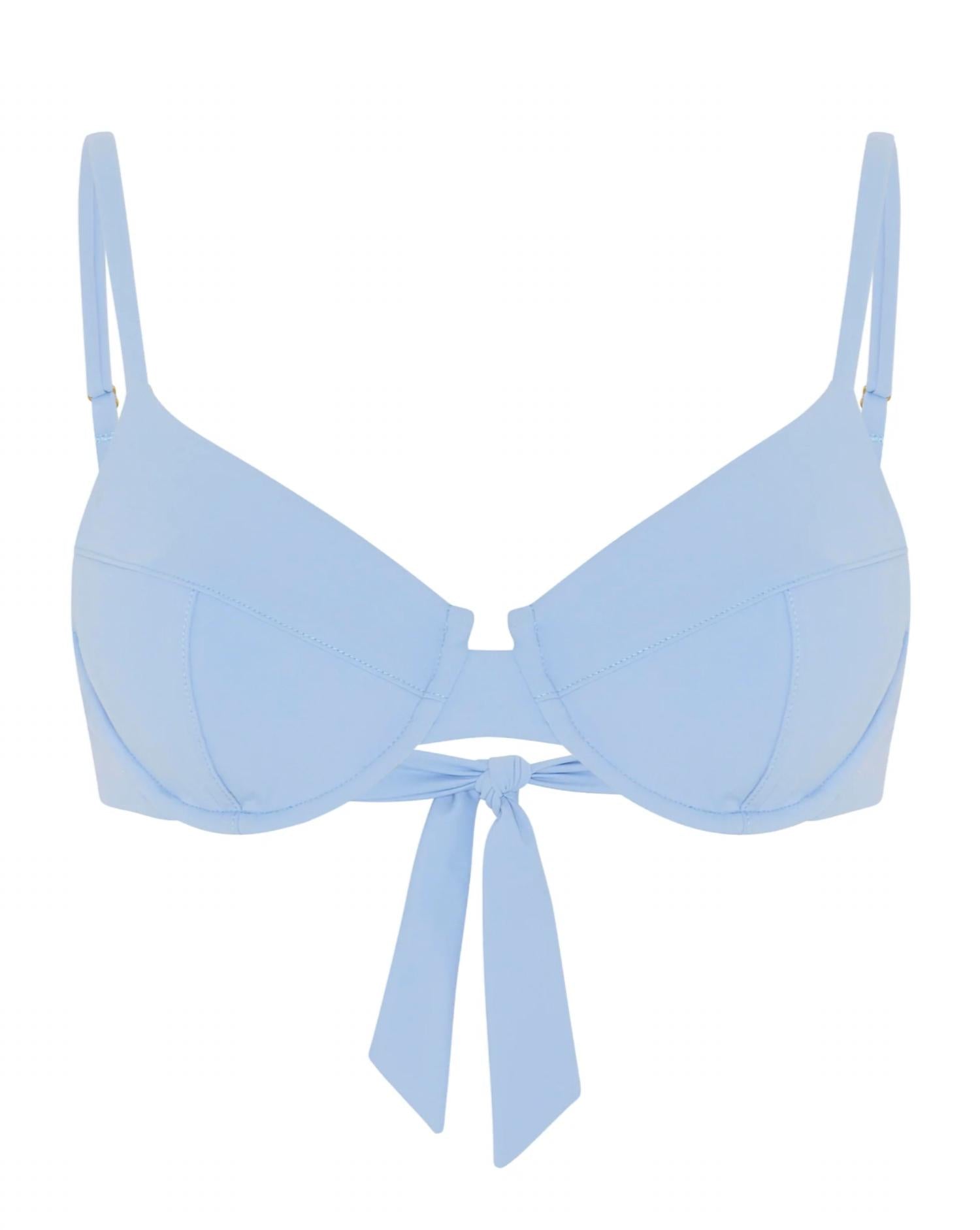 Women's Pippa Bikini Top In Vista Blue