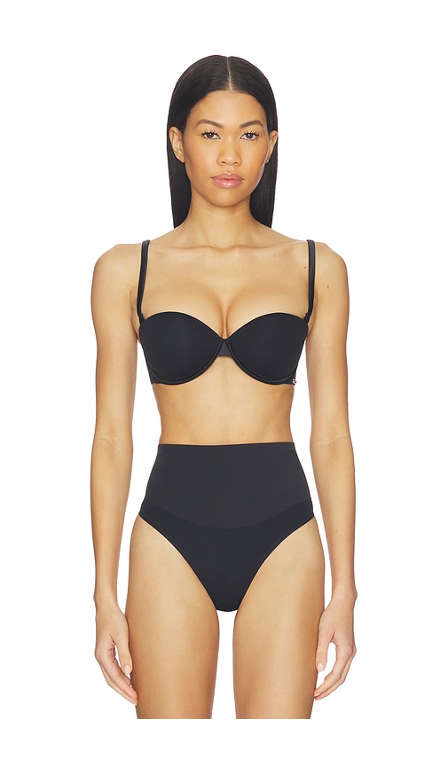 Fleur du mal Stretch Micro Multi-way Bra in Black. - 32B also in 32A, 32C, 32D, , 34A, 34B, 34C, 34D, , 36A, 36B, 36C, 36D
