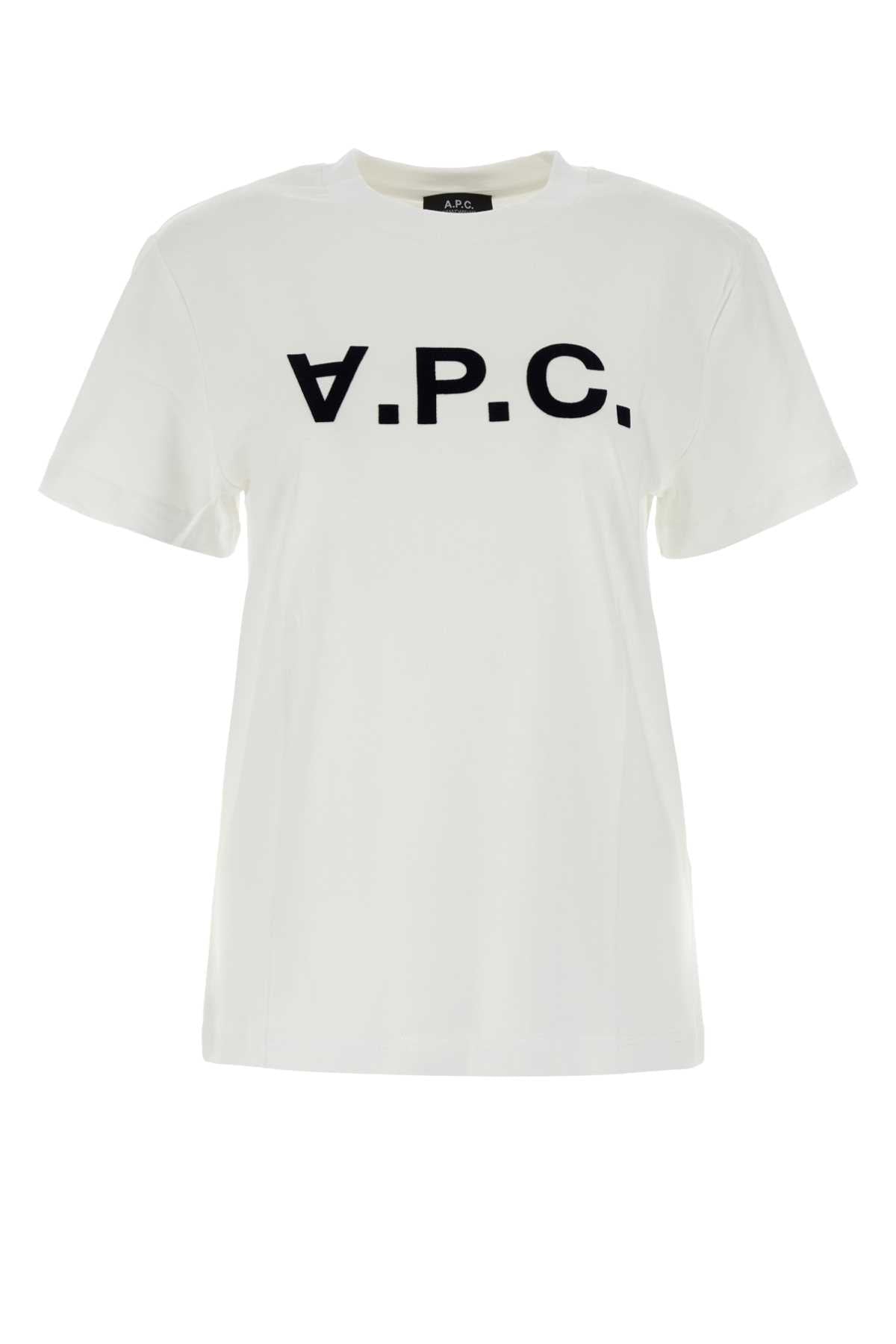 Logo-Print Organic Cotton T-Shirt — White