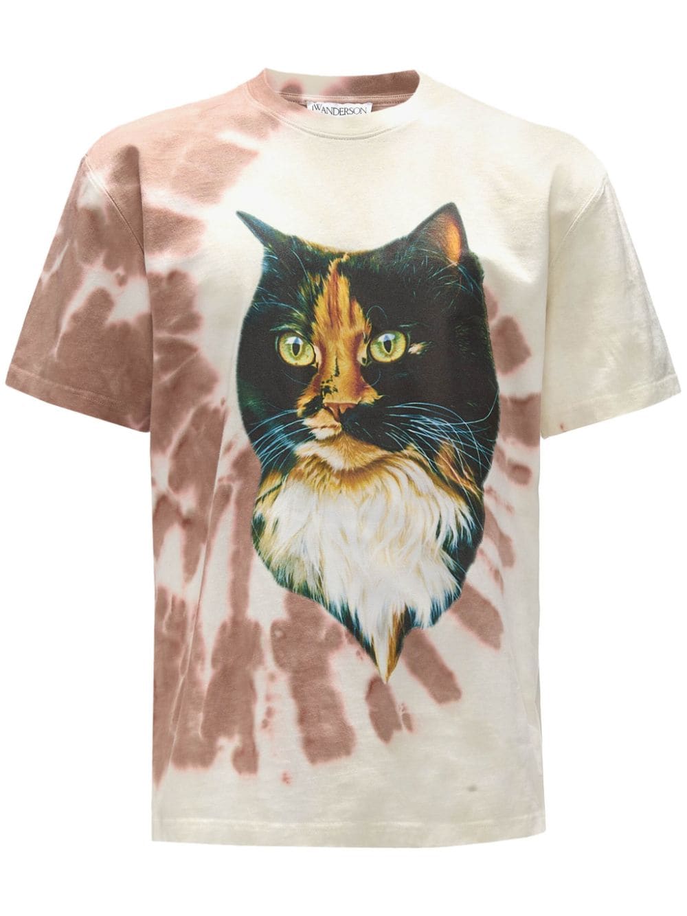 Tie-dye organic cotton T-shirt - White