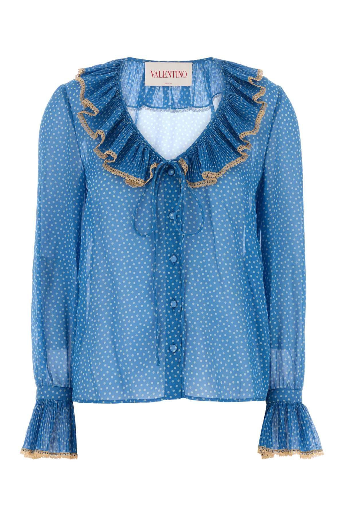 Pattern Blouse — Blue