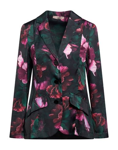 Woman Blazer Black Size 10 Polyester