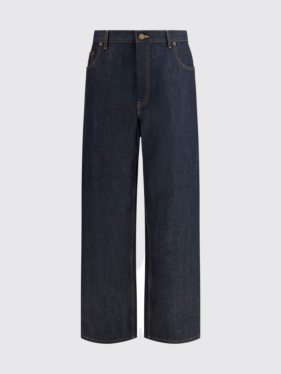 Denim 5 Pockets Trouser In Japanese Selvedge Navy