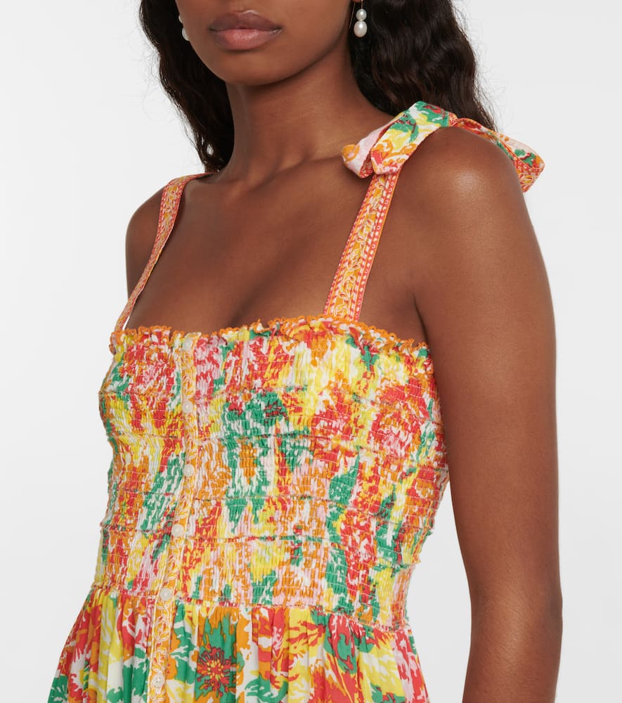 Triny printed midi dress