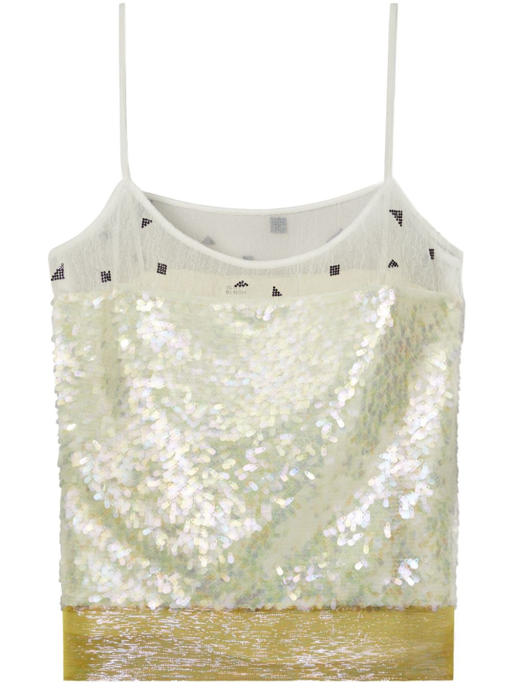 토리버치 여성 라메 탱크 탑 - 핑크 165472653