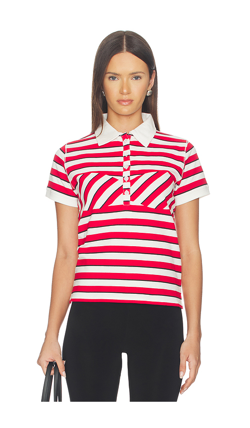 Miaou Lou Polo in Red. M. Also in L, S, XL