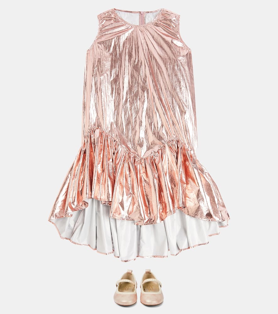 Caroline Bosmans Bow-detail satin dress