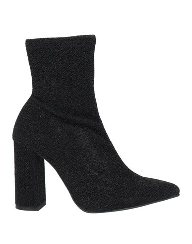 Woman Ankle boots Black Size 6 Textile fibers