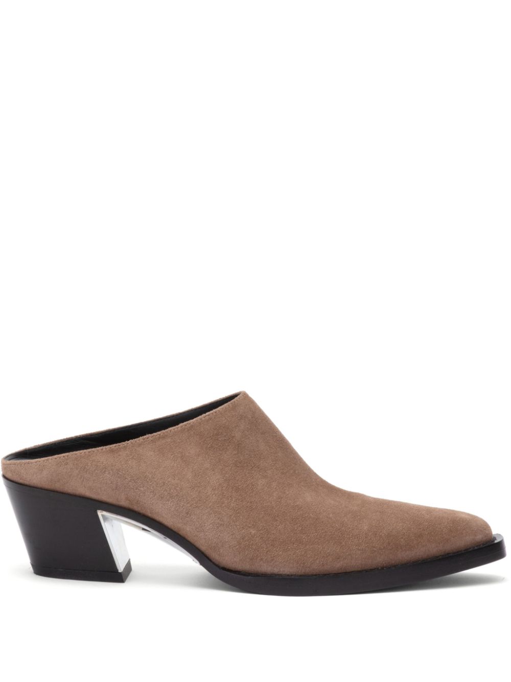Downtown 55mm leather mules - Brown