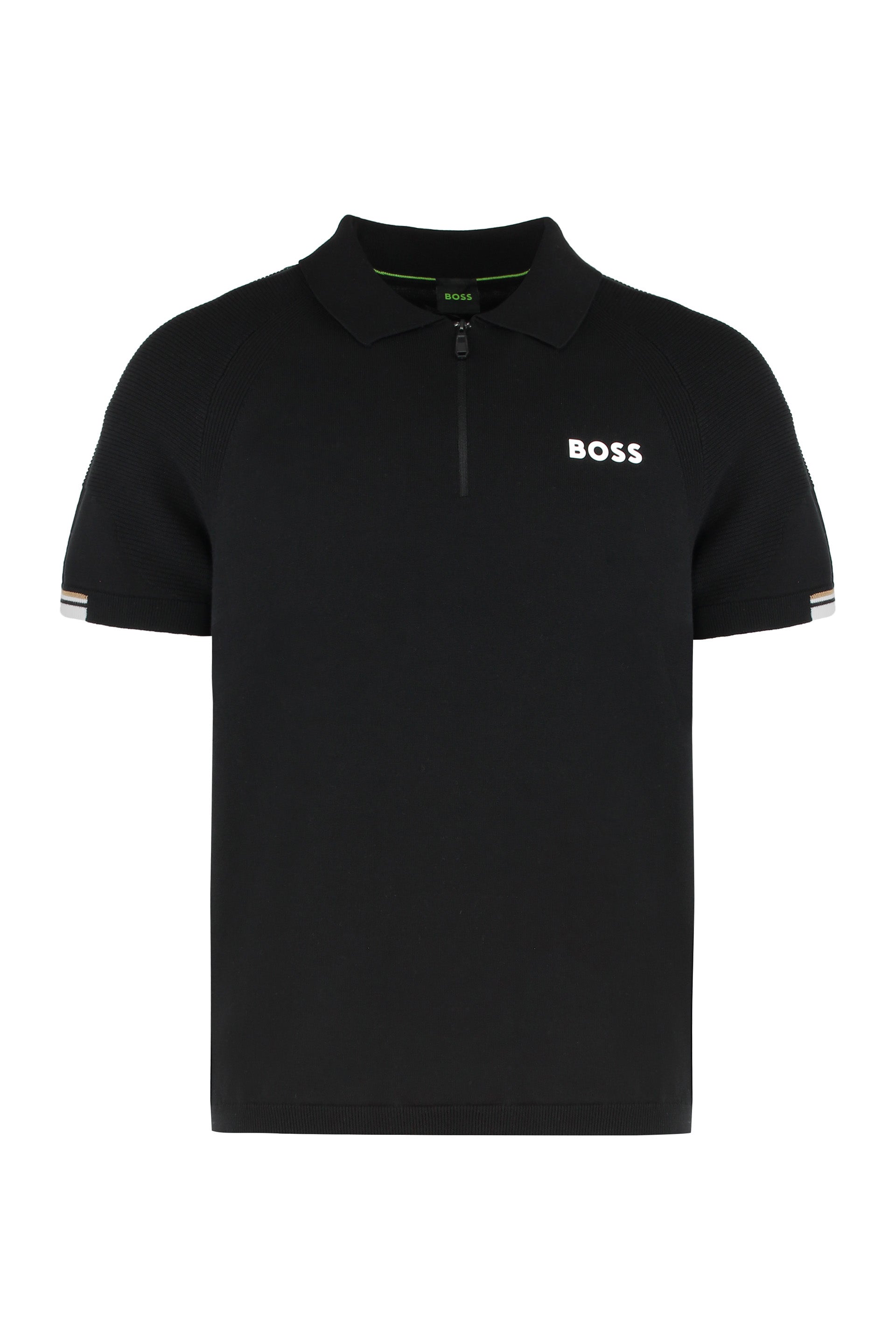Short Sleeve Zip Polo for Men