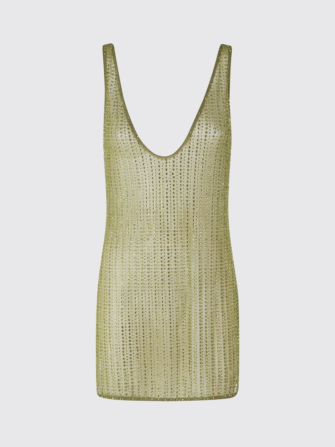 VENUJA stud-embellished mini dress - Grey