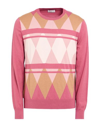 Man Sweater Antique rose Size 40 Cotton, Cashmere
