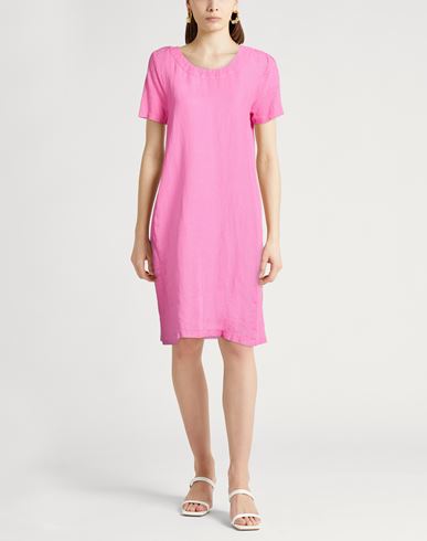 Woman Mini dress Fuchsia Size 6 Linen