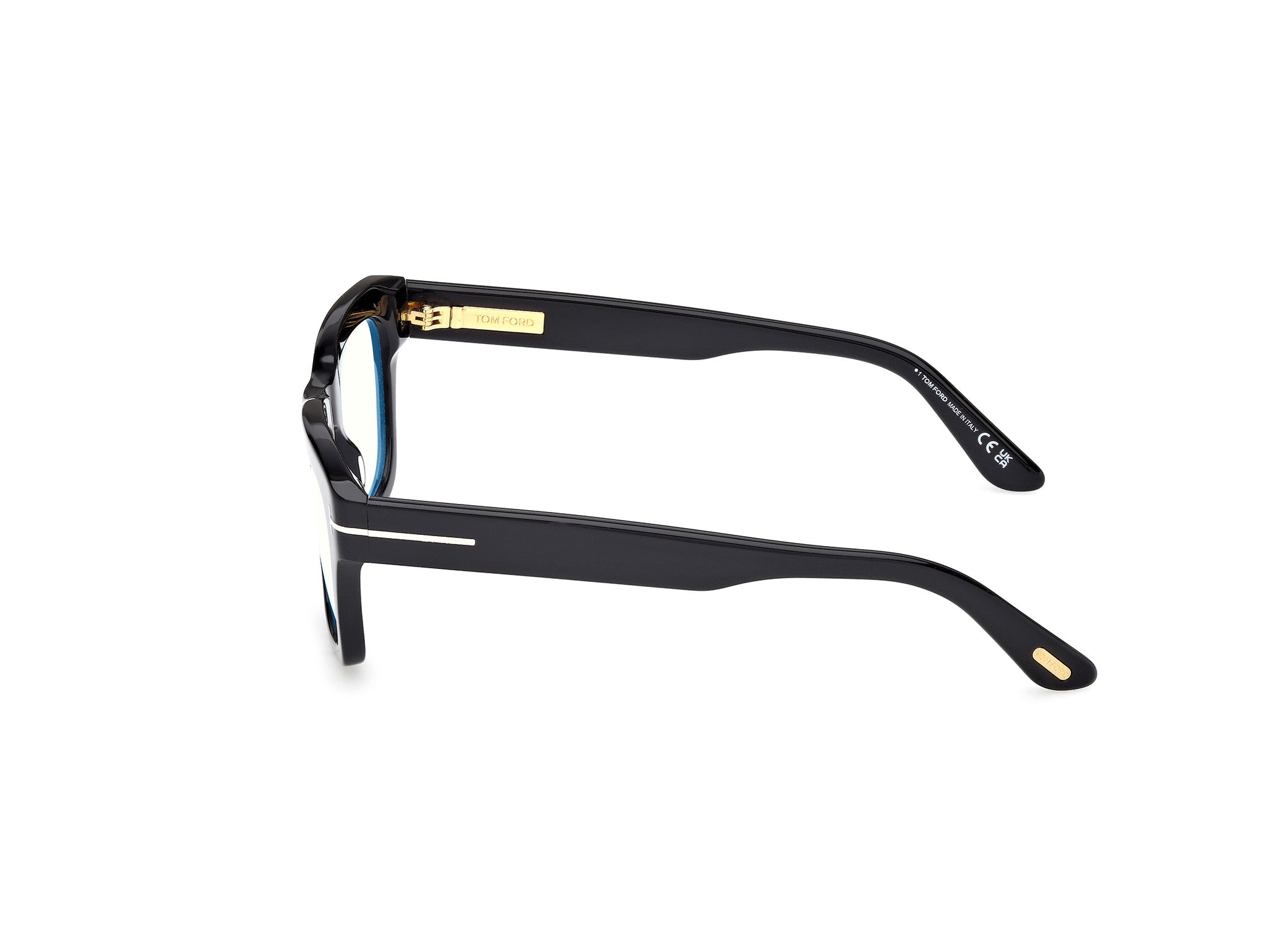 TOM FORD Unisex TOM FORD FT6036-B 001 Optical frames Acetate Black Squared Norma