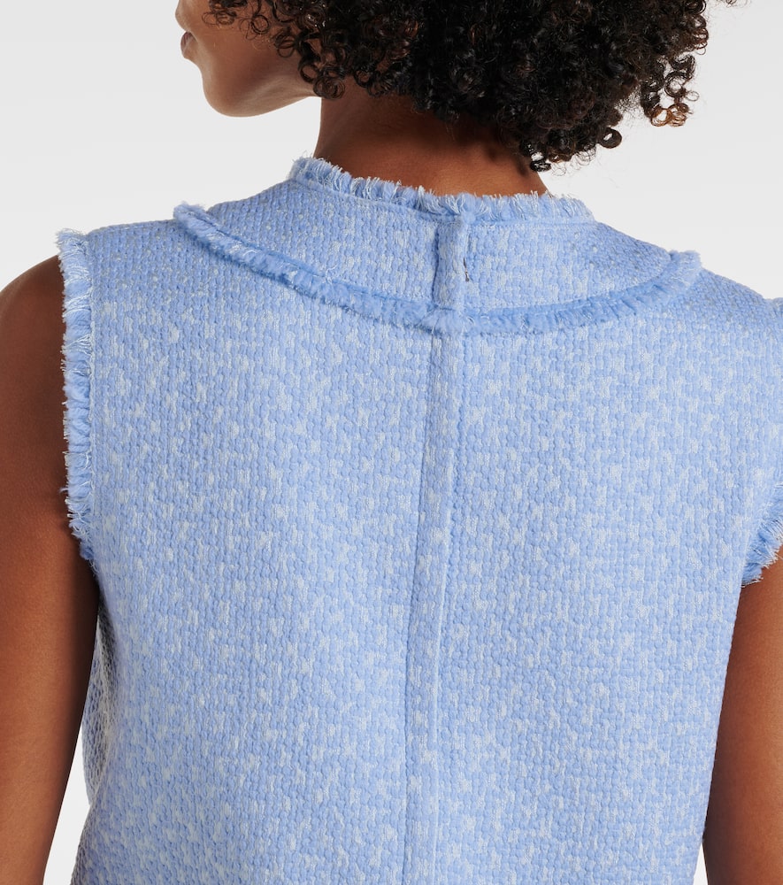 DG wool-blend tweed minidress