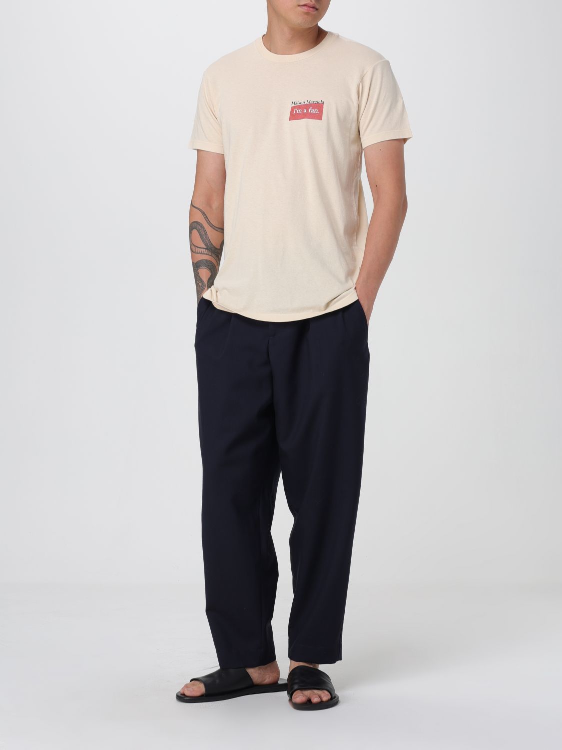 T-Shirt Men color Beige
