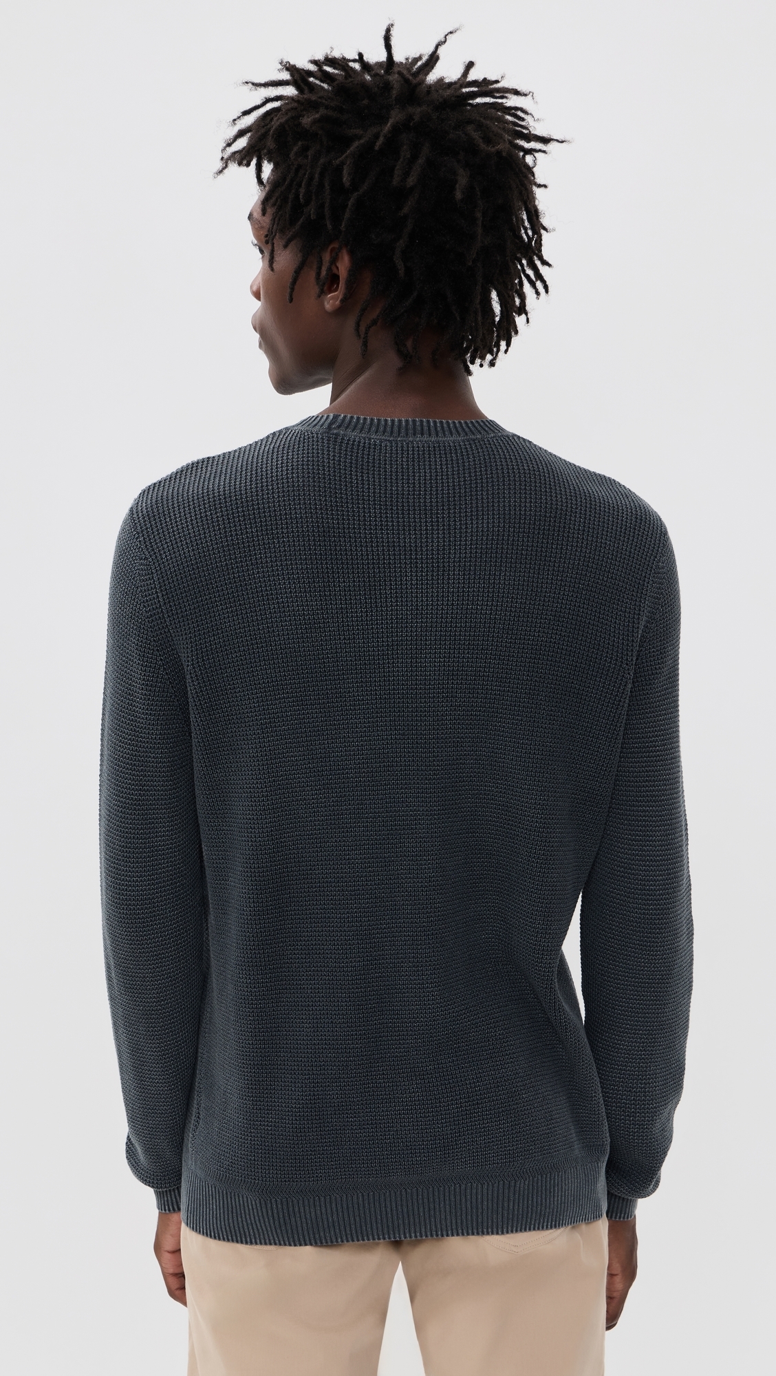 Sunwashed Crew Neck Sweater Faded Black