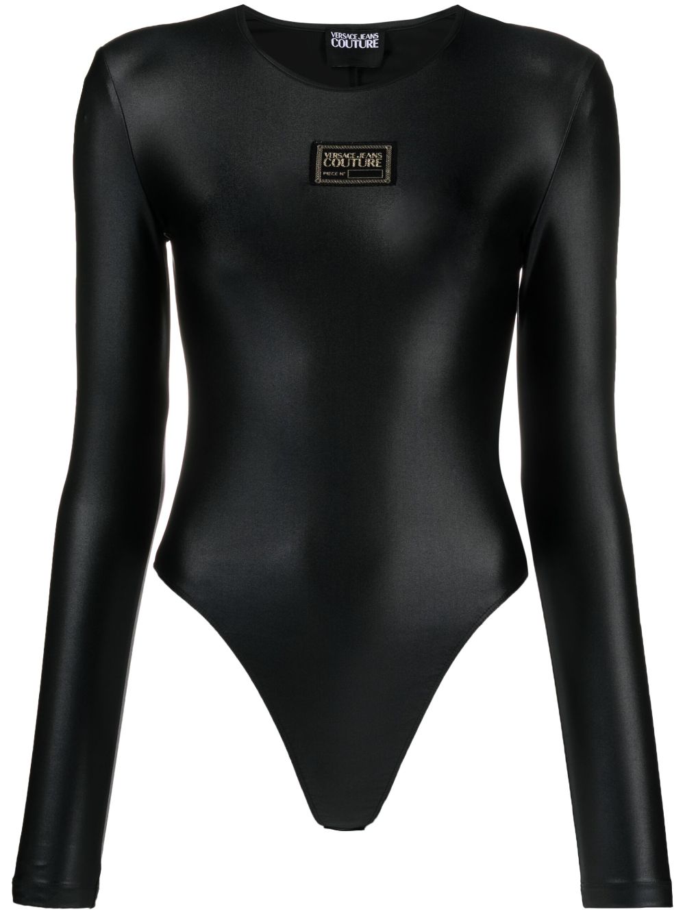 Logo patch bodysuit - Black