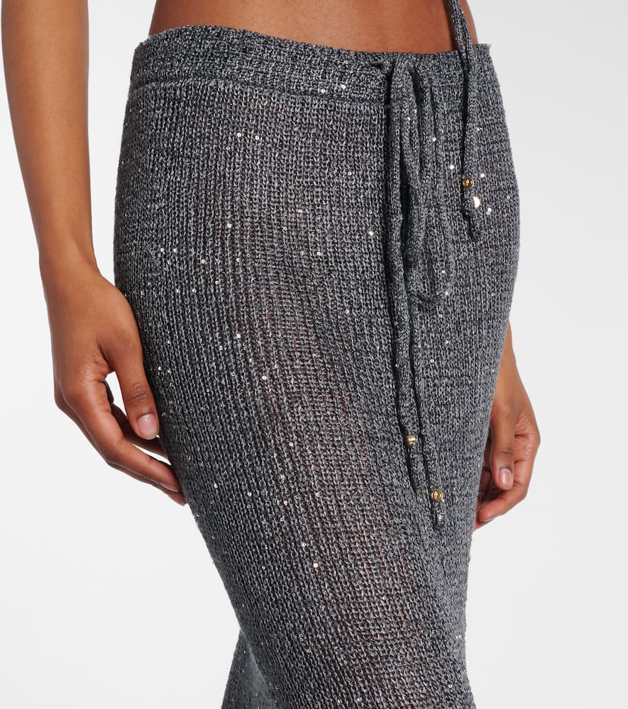 Alma sequined maxi skirt
