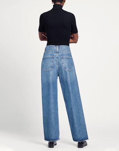 Woman Jeans Blue Size 28 Recycled cotton, Lyocell, Post