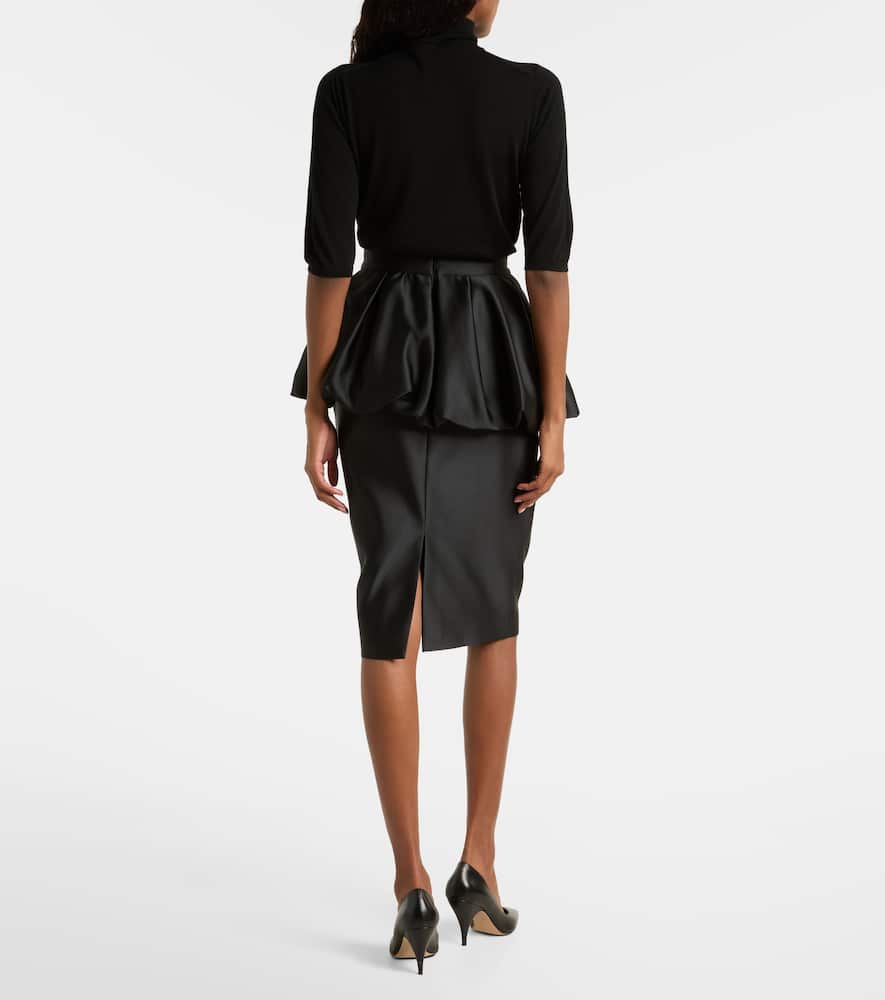 Ossido balloon pencil skirt