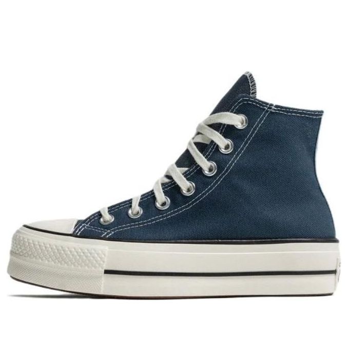 (WMNS) Chuck Taylor All Star Lift Denim Fashion High Top 'Navy'