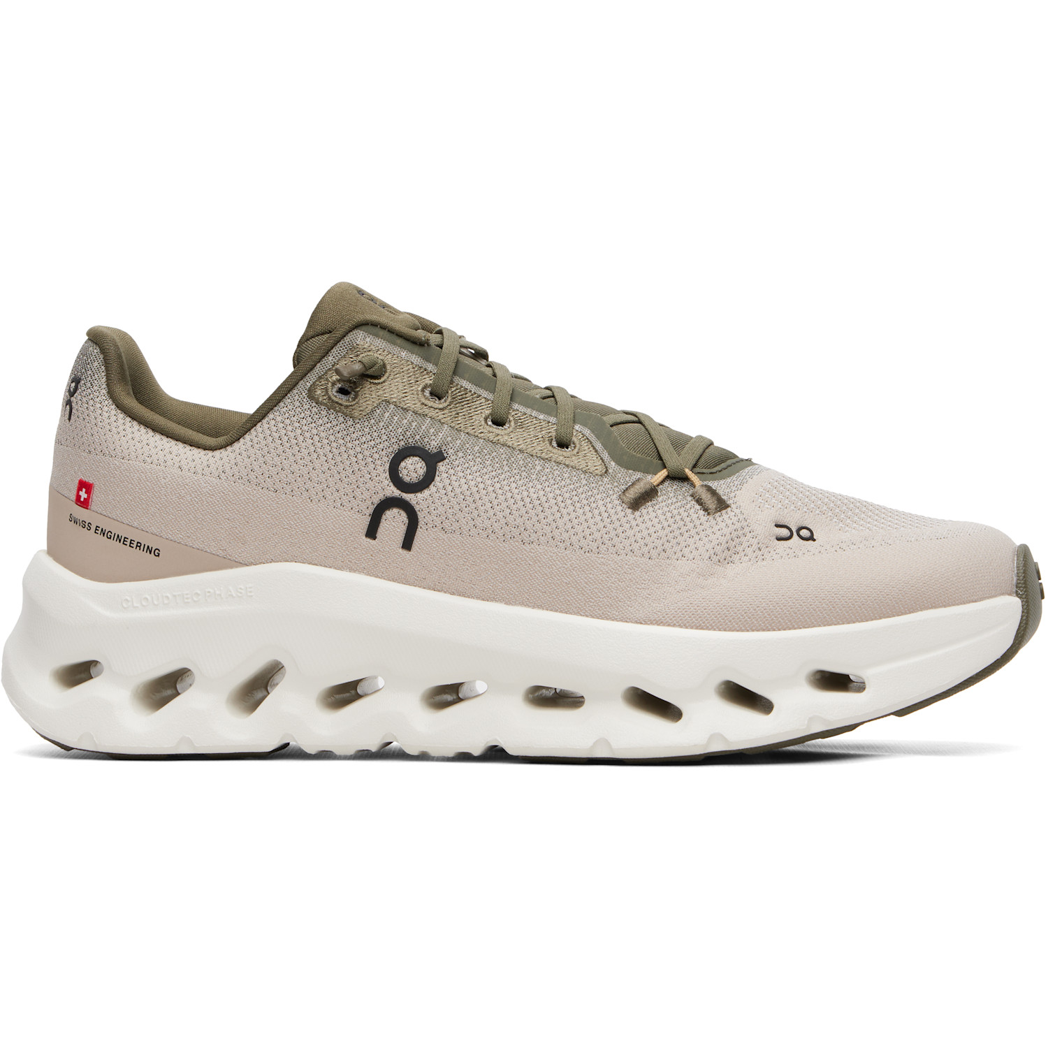 Beige & Khaki Cloudtilt Sneakers
