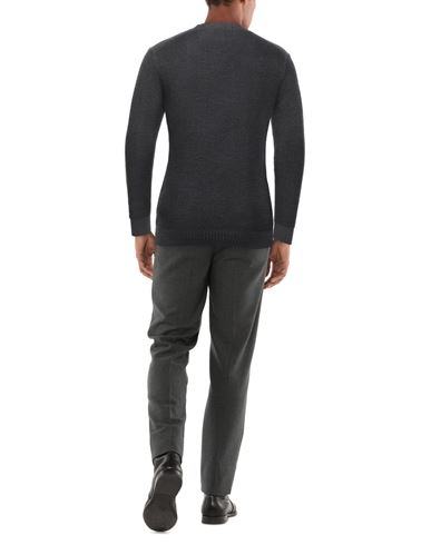 Man Sweater Charcoal Size 44 Merino Wool
