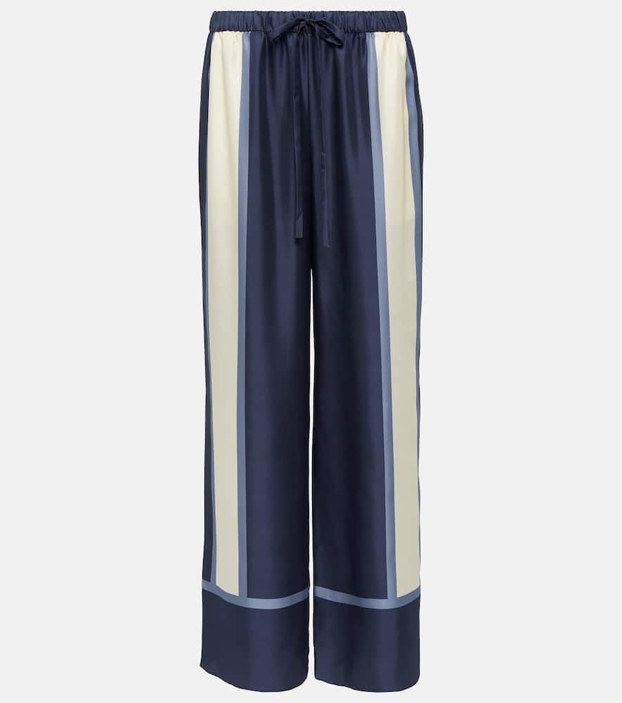 Bedrucktes Wickelkleid Dazed aus Seide