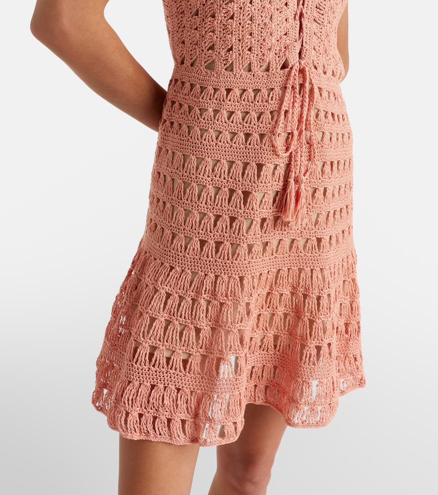 Jennifer crochet cotton minidress