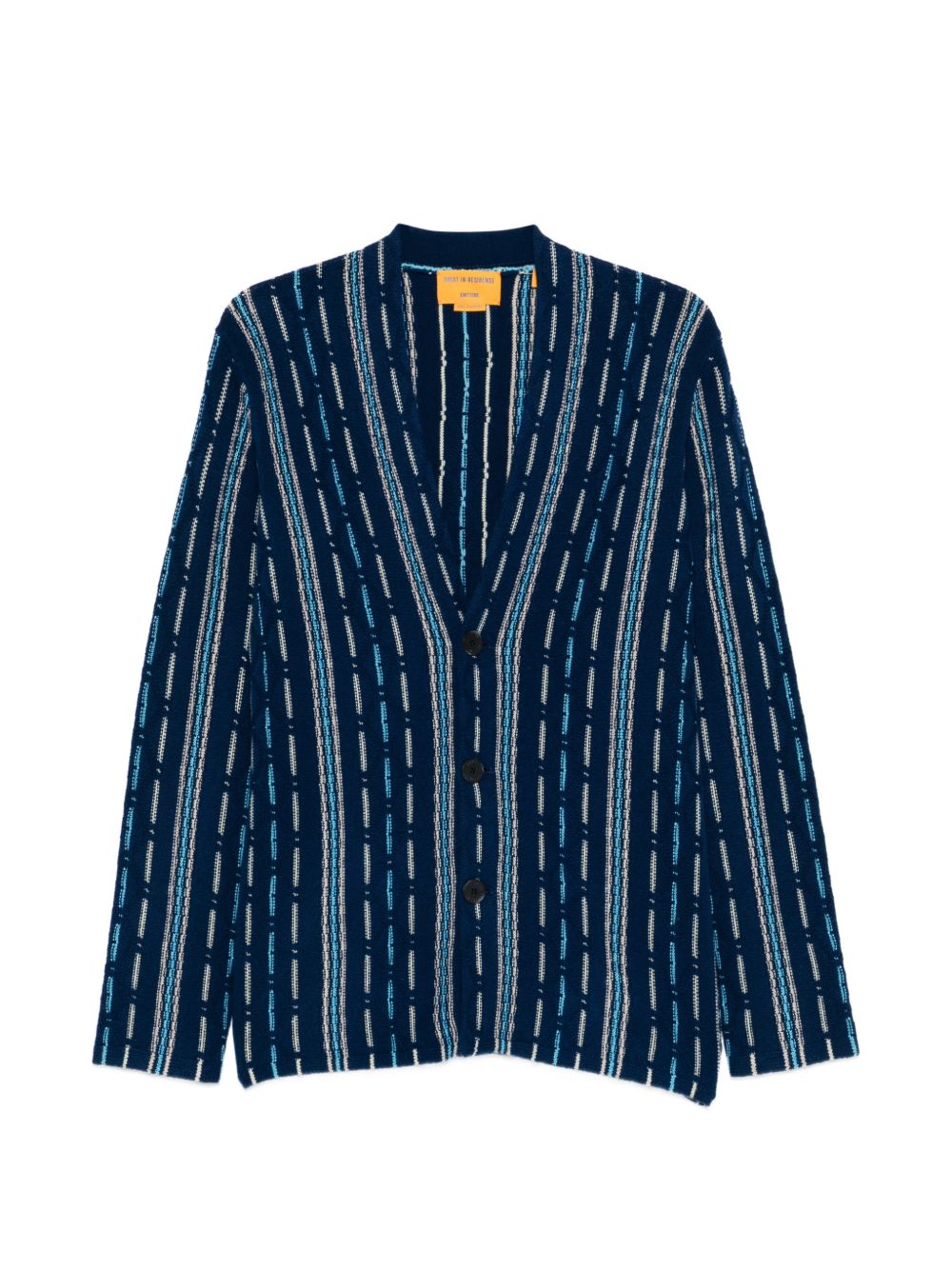 V-neck button fastening long sleeves Baja cashmere cardigan