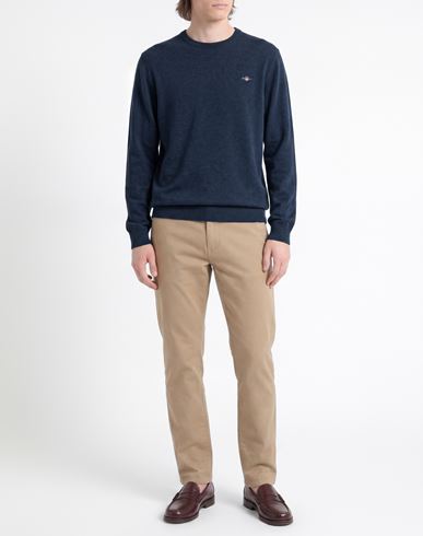 Man Sweater Navy Size 3XL Lambswool