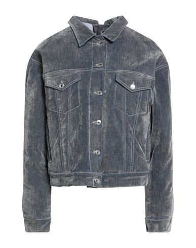 Woman Denim outerwear Blue Size 2 Cotton, Elastane