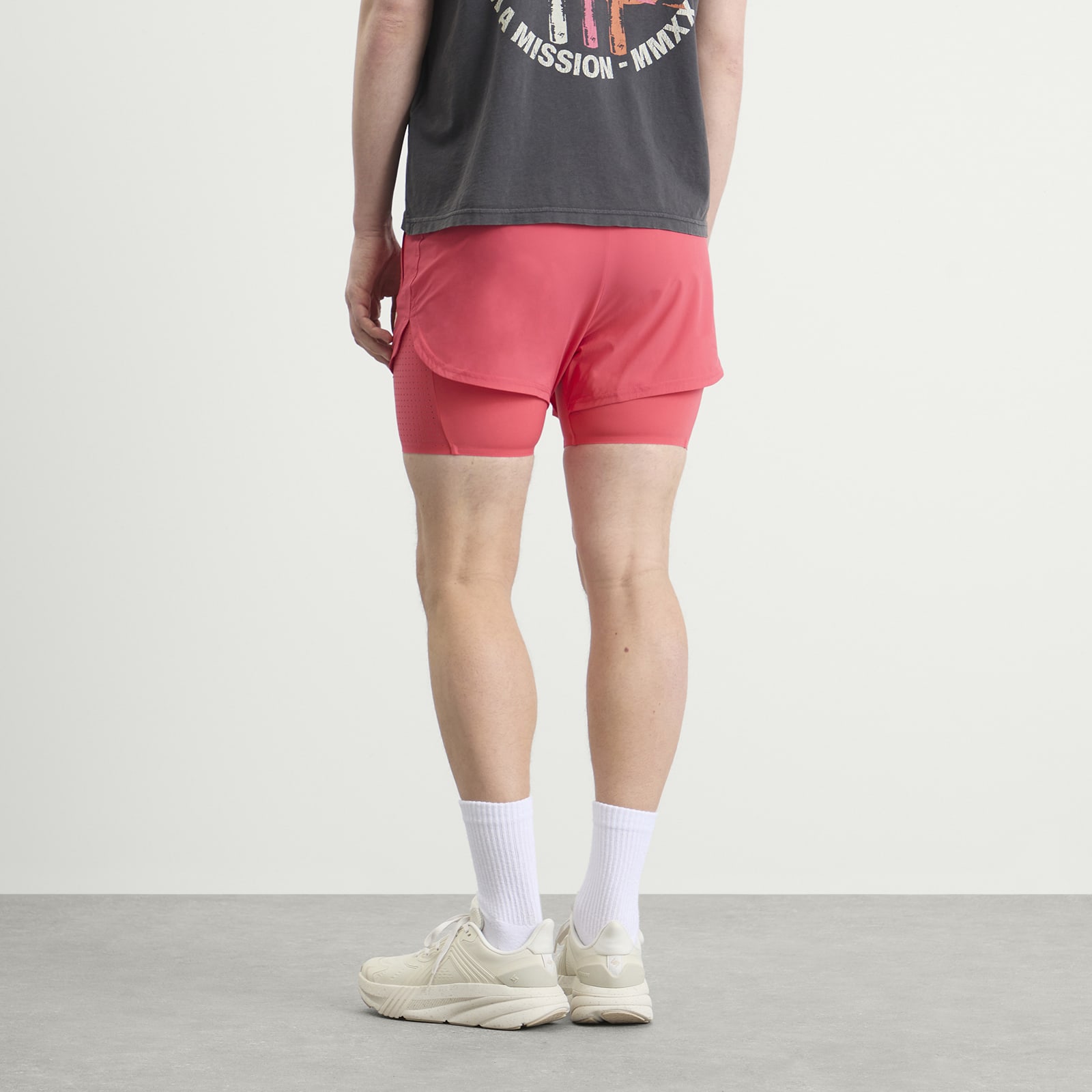 Men's Hybrid Short Racing Red