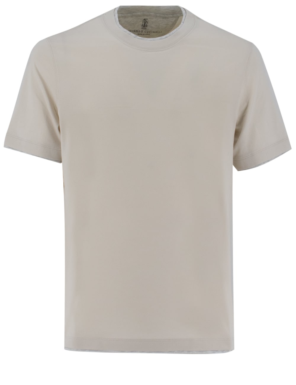 Layered-detail T-shirt - White