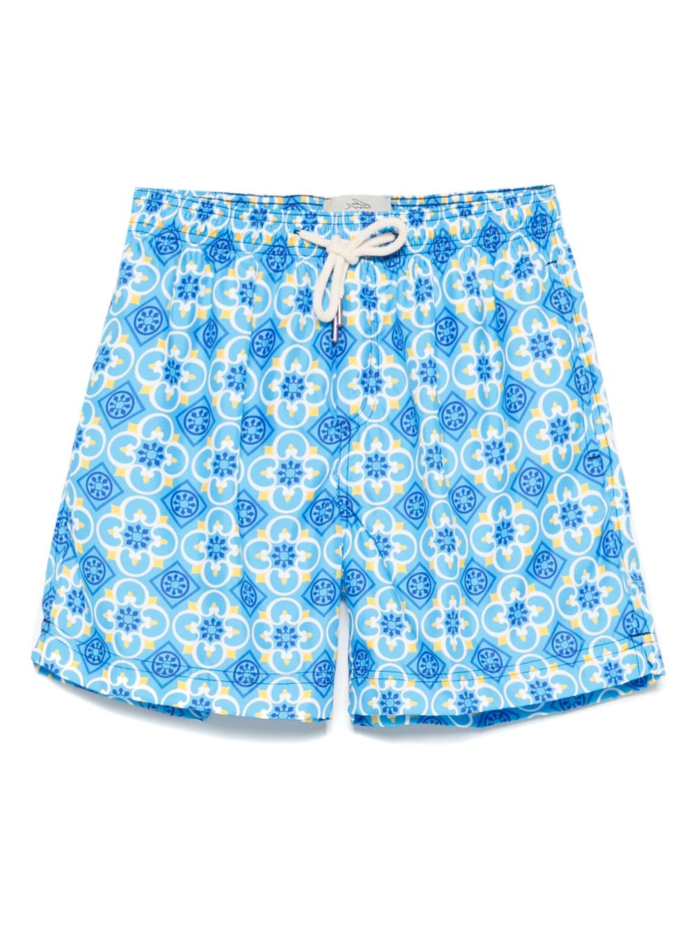 Printed swim shorts - Blue