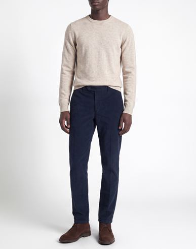 Man Pants Midnight blue Size 40 Cotton, Elastane