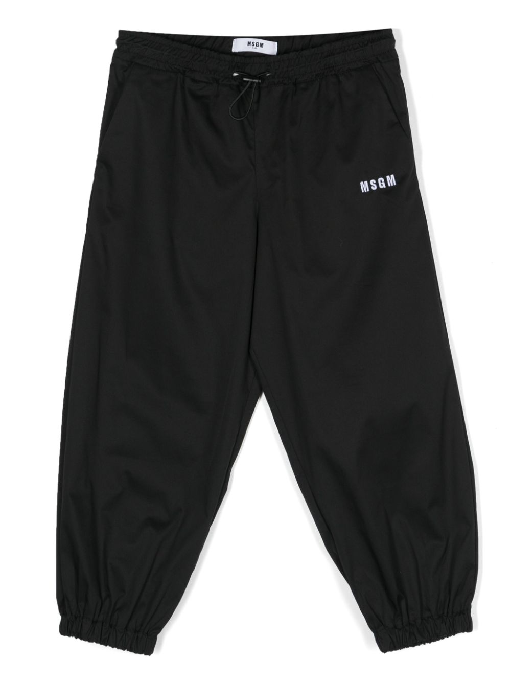 Logo-embroidered track pants - Blue