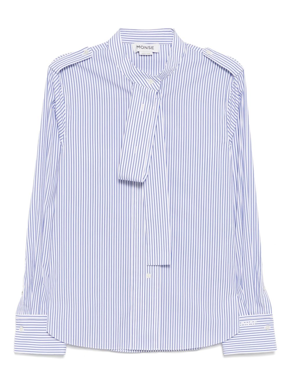 Monse epaulette buttoned shirt - Blue