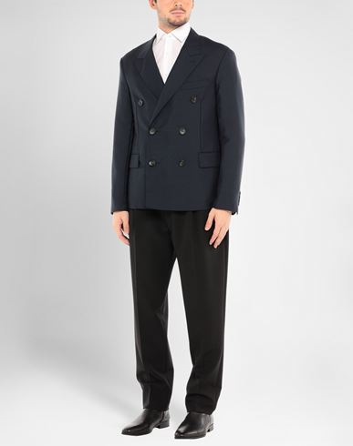 Man Blazer Midnight blue Size 42 Mohair wool, Wool