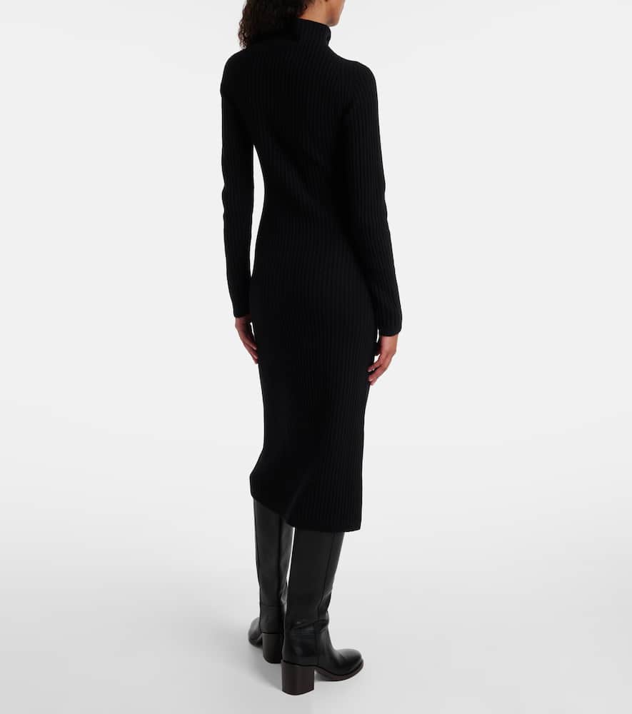 Zelanda wool and cashmere midi dress