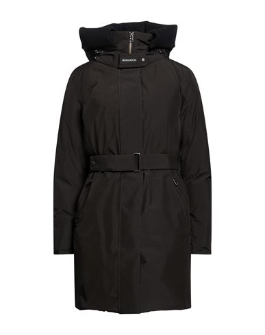 Woman Coat Black Size S Polyester, Wool, Polyamide