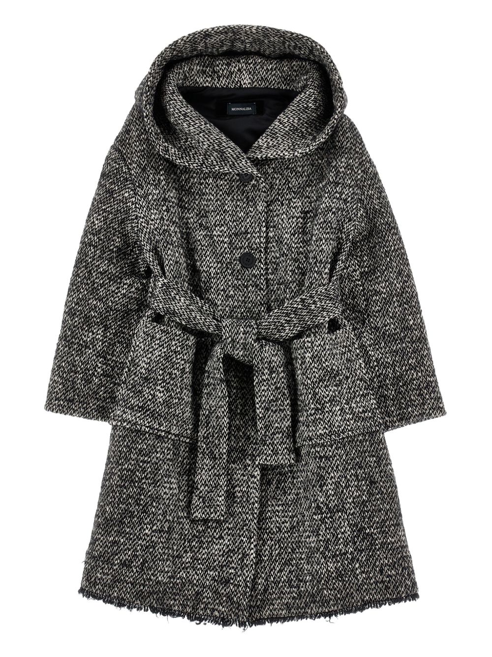 Hooded coat - Black