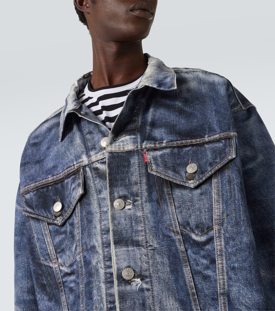 X Levi's printed denim jacket