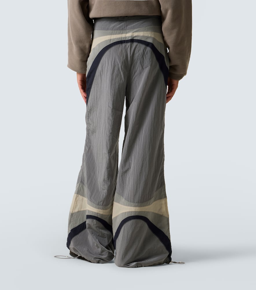 Technical flared pants