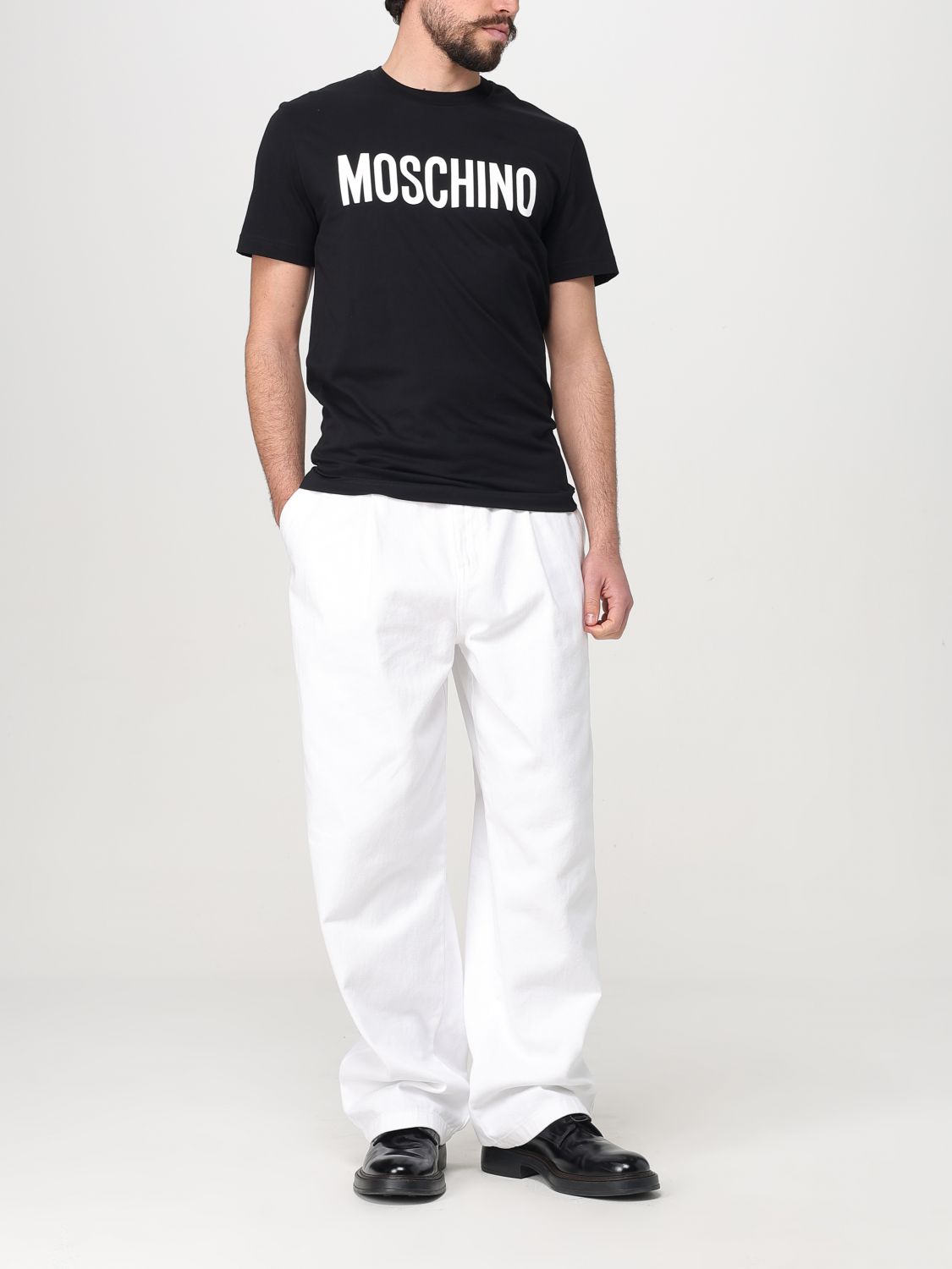Pants Men color Black