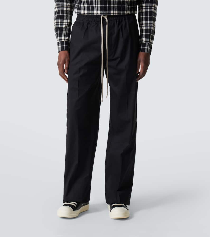 Dietrich cotton-blend wide-leg pants