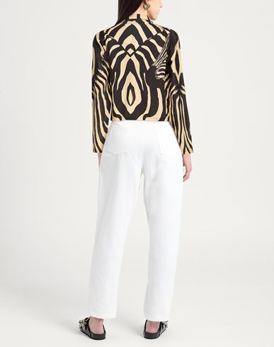 Woman Shirt Beige Size XS Cotton