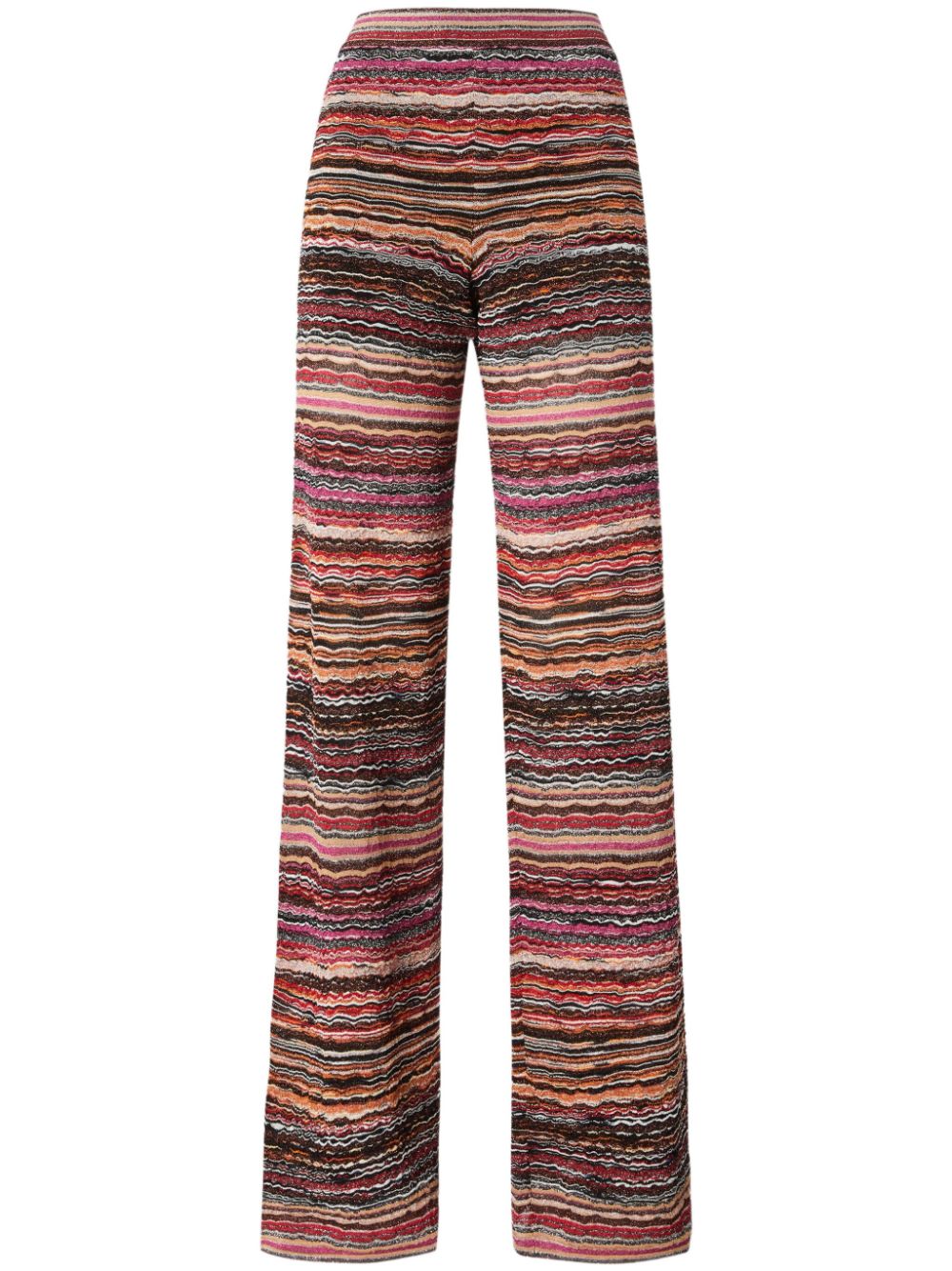 Striped trousers - Red